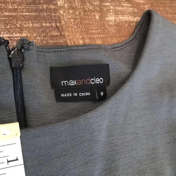 Max and Cleo black and grey pencil dress, sz 10 - Picture 3 of 3